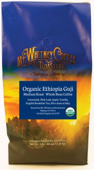 Ethiopia Organic Guji Kercha Dubissa Bedessa  - 5lb Bag