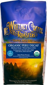 Swiss Water Process Organic Peru Decaf - 2lb Bag